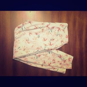 Fabletics Floral Print Athletic Leggings